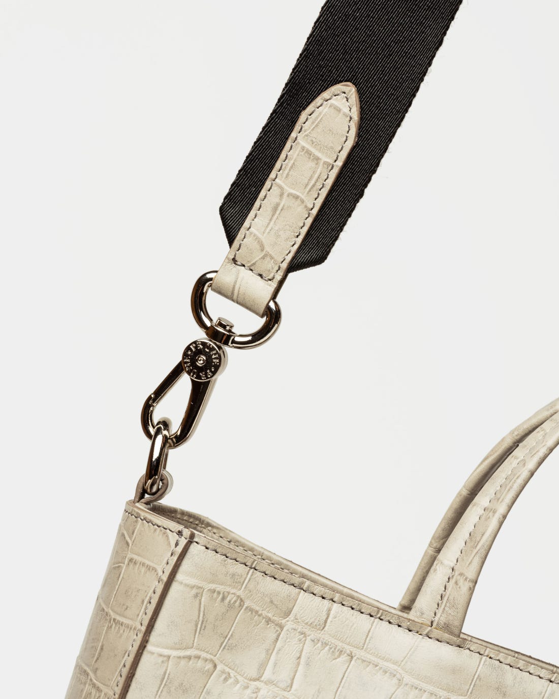 Shopper The Circle en cuero croco