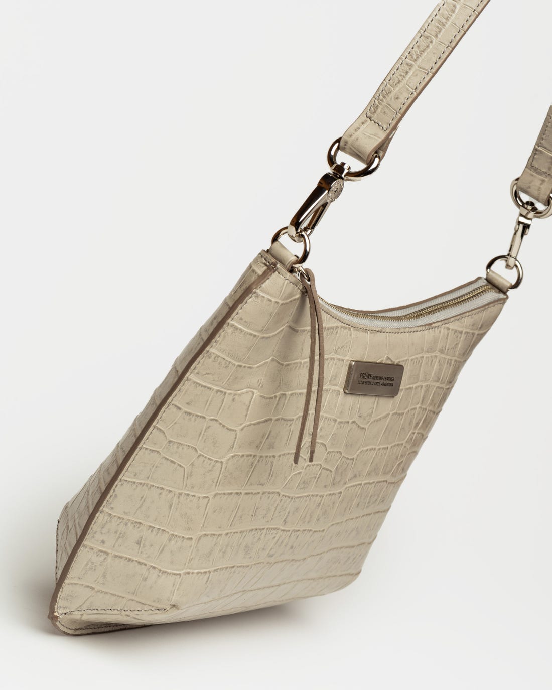 Bandolera Mia en cuero croco