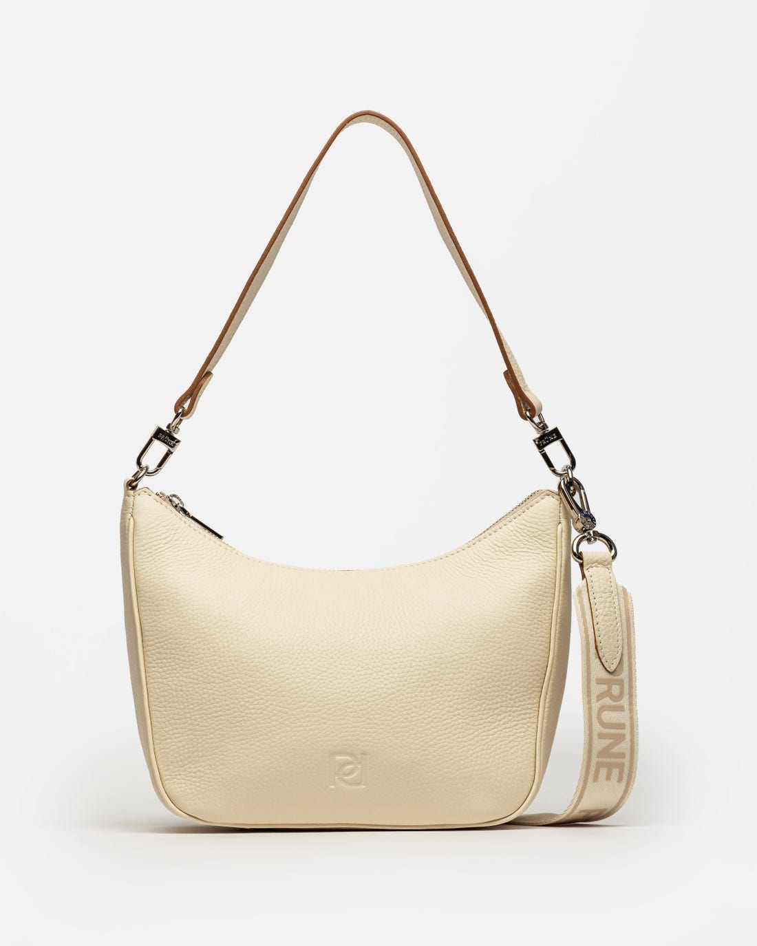 Bandolera Venice en cuero graneado