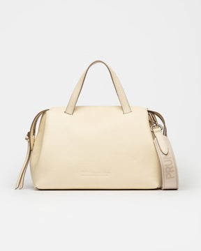 Cartera de mano Resort en cuero graneado