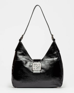 Bolso Signature en cuero charol