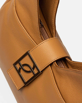 Bolso Signature en cuero graneado