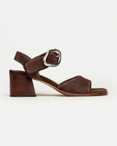 Sandalia media Julie en gamuza