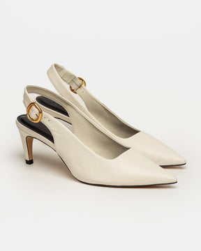 Stiletto Milan en cuero liso