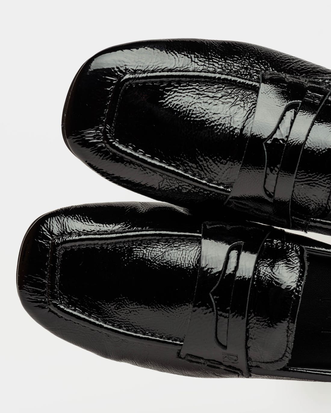 Mocasín Siena en cuero gloss