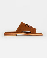 Flat Monogram en gamuza